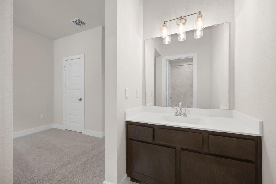 Furnished interior view inside a new home in Flora - 60', Hutto (Image 14). Furnished interior view inside a new home in Flora - 60', Hutto (Image 14).