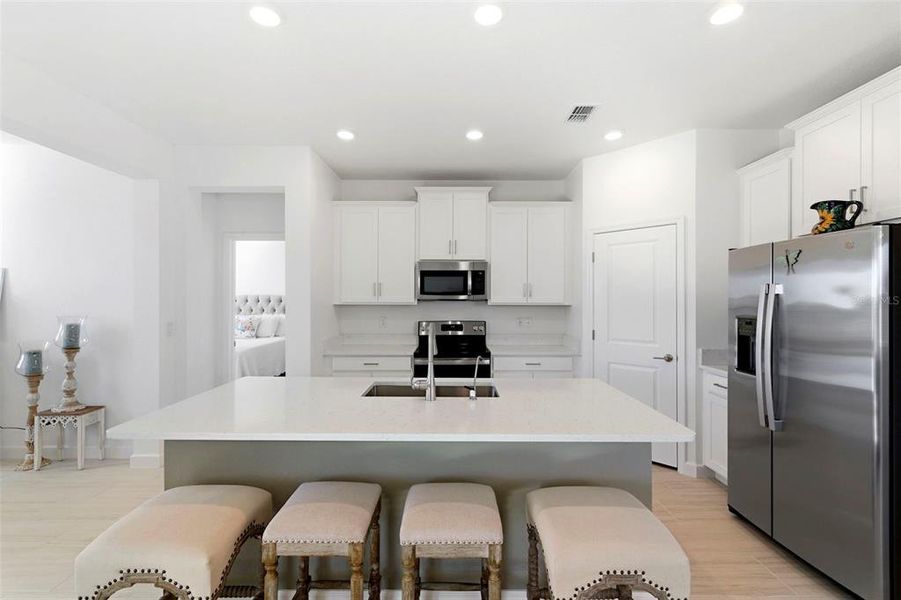 Furnished interior view inside a new home in , San Antonio (Image 10).