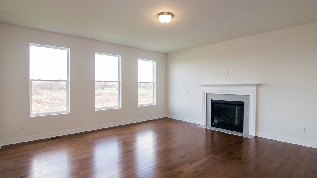 Representative unfurnished interior of a home built from the The Hartland by Norfolk Homes in Coronado Estates, Jackson (Image 27).