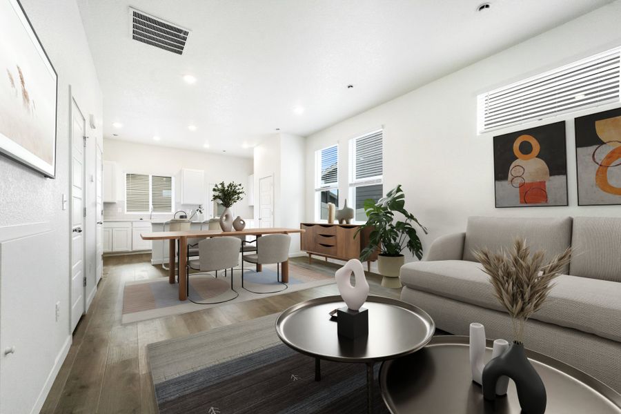 Representative exterior photo of a completed home built from the Telluride by Baessler Homes in Liberty Draw, Evans, CO (Image 17).