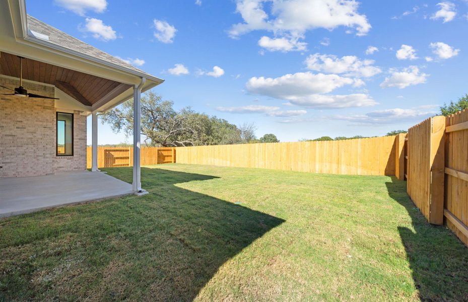 Exterior details and patio area of a home in 6 Creeks, Kyle (Image 45). Exterior details and patio area of a home in 6 Creeks, Kyle (Image 45).