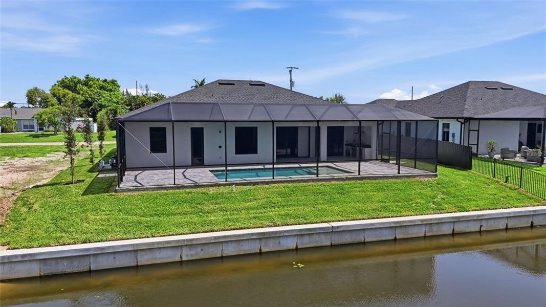 Exterior details and patio area of a home in , Cape Coral (Image 40).