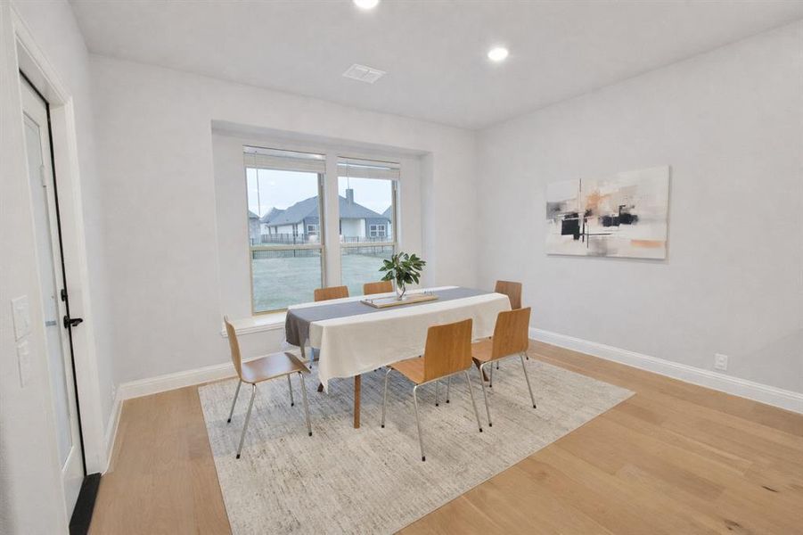 Furnished interior view inside a new home in Abe's Landing, Granbury (Image 18).