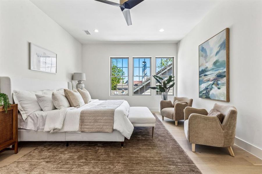 Furnished interior view inside a new home in , Dallas (Image 5).