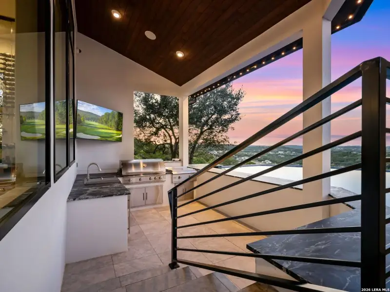 Exterior details and patio area of a home in , San Antonio (Image 26).