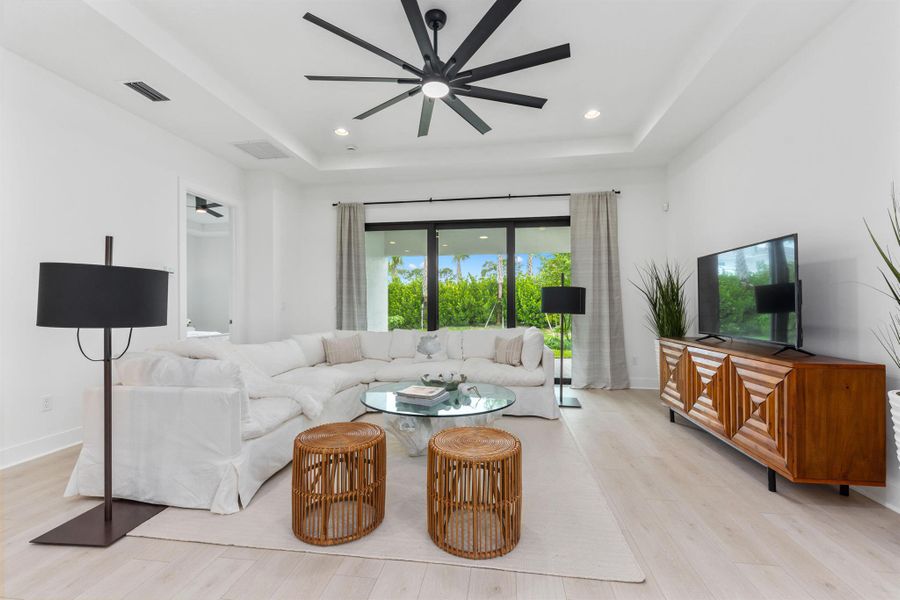 Furnished interior view inside a new home in , Palm Beach Gardens (Image 7). Furnished interior view inside a new home in , Palm Beach Gardens (Image 7).