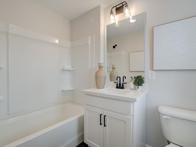 Furnished interior view inside a new home in Townes at South Main, Kennesaw (Image 26).