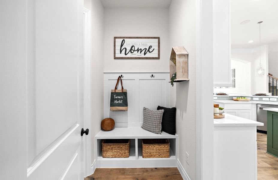 Furnished interior view inside a new home in Bridgeland 60′, Cypress (Image 32).