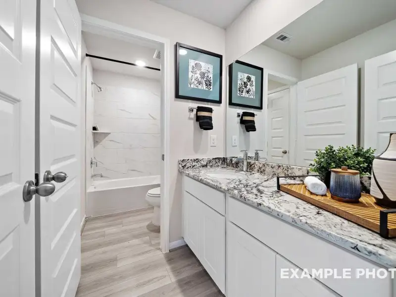 Furnished interior view inside a new home in Liberty Estates, Cleveland (Image 25).
