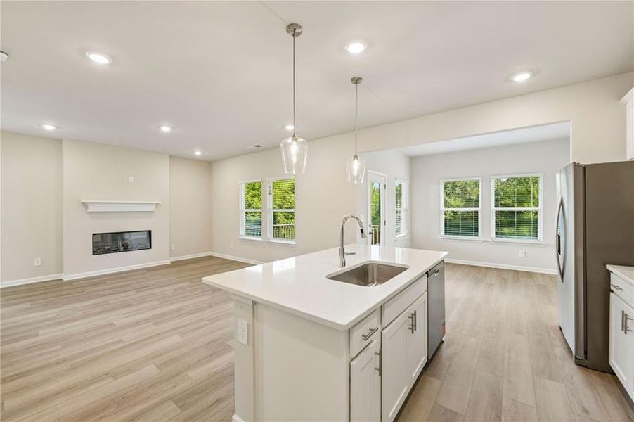 Furnished interior view inside a new home in Hemingway - Reserve Series, Cumming (Image 15). Furnished interior view inside a new home in Hemingway - Reserve Series, Cumming (Image 15).