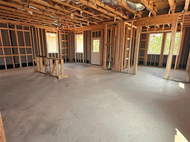 Flex room off living room