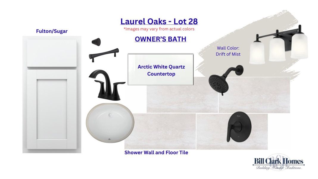Sample of building materials used in homes in Laurel Oaks, Greenville (Image 4).