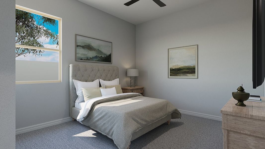 Representative furnished interior of a home built from the Iris Plan 60-1 by Tri Pointe Homes in Navarre at Abel Ranch, Goodyear (Image 21).