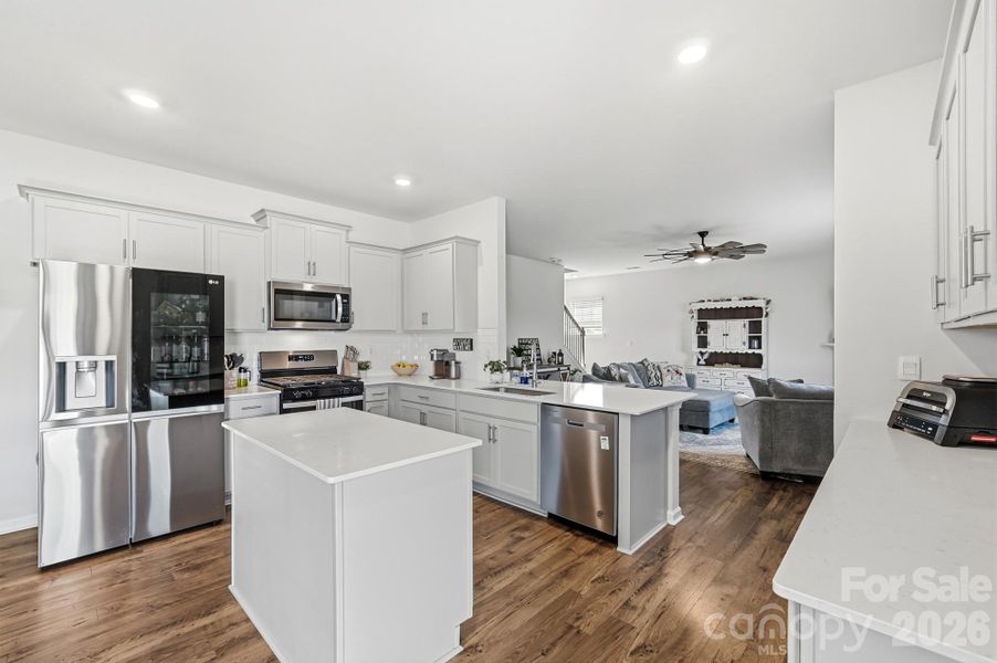 Beautiful cabinetry, stainless appliances, and room for everyone to gather. Beautiful cabinetry, stainless appliances, and room for everyone to gather.