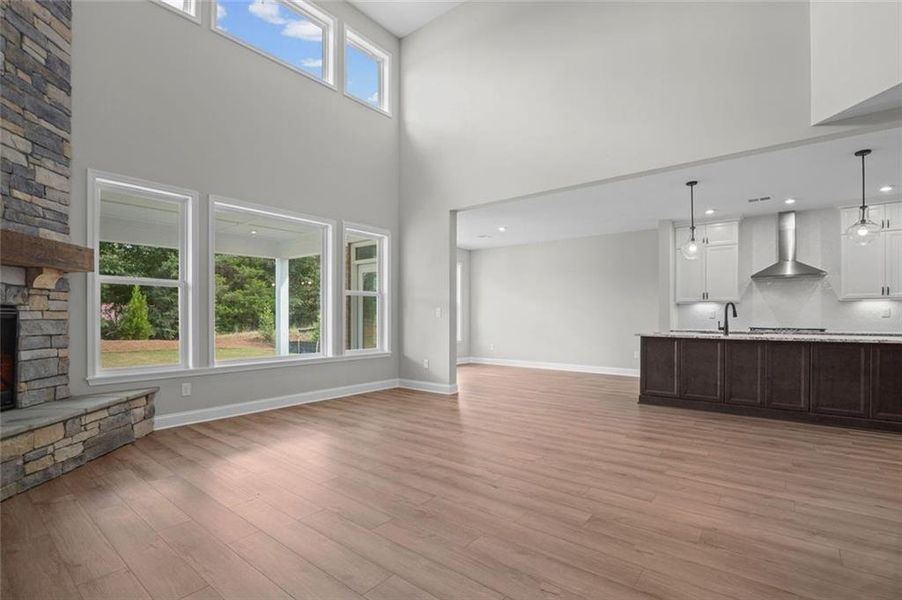 Spacious, unfurnished interior of a new home in Woodberry, Canton (Image 37).