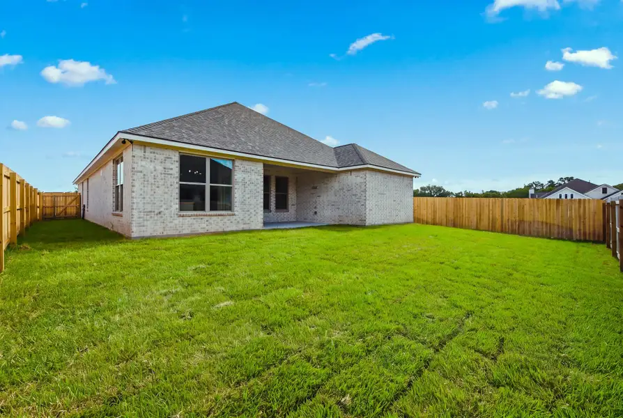 Exterior details and patio area of a home in , Bryan (Image 12).