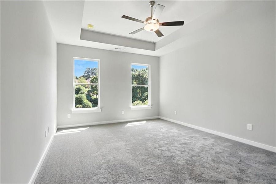 Spacious, unfurnished interior of a new home in Traditions of Braselton, Jefferson (Image 45).