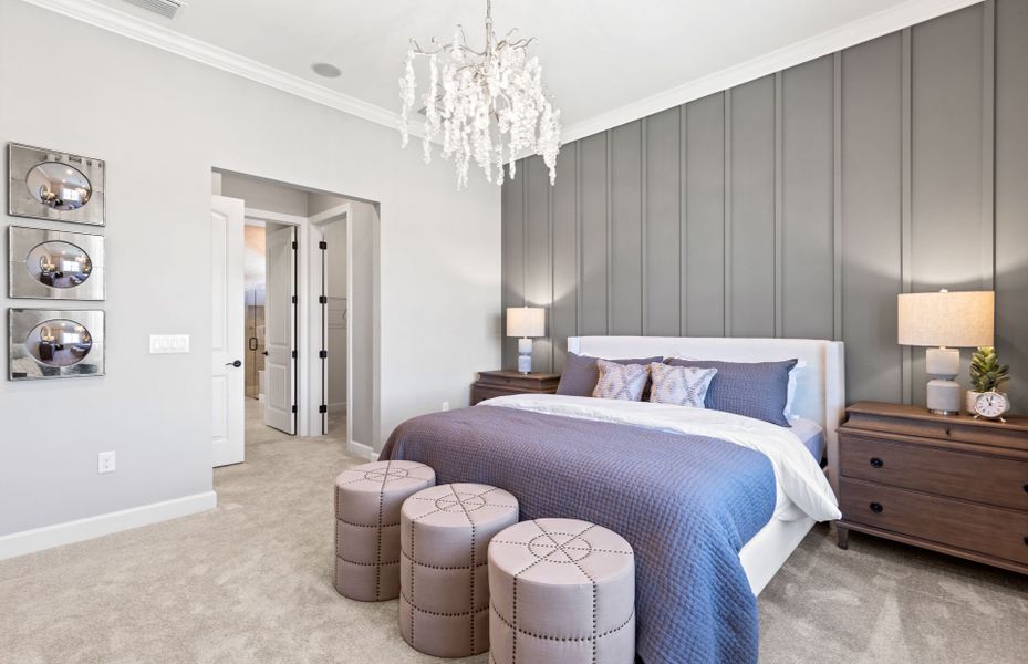 Furnished interior view inside a new home in Highpointe, Stuart (Image 20).