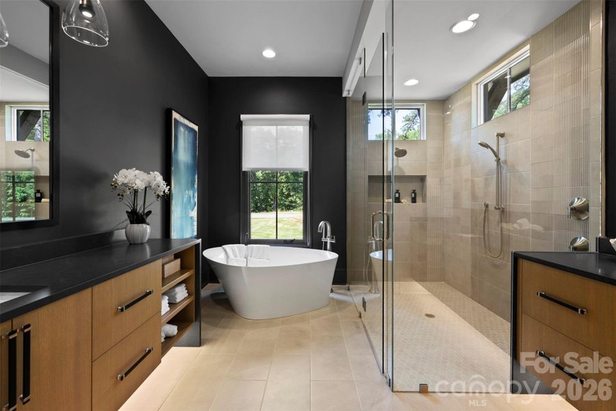 Furnished interior view inside a new home in , Charlotte (Image 19). Furnished interior view inside a new home in , Charlotte (Image 19).