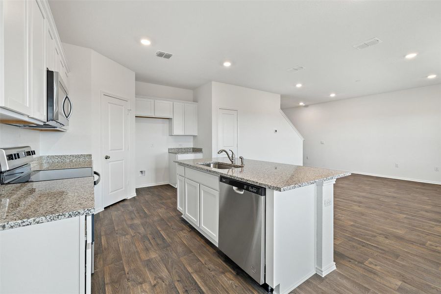 Furnished interior view inside a new home in Palomino, Manor (Image 9).
