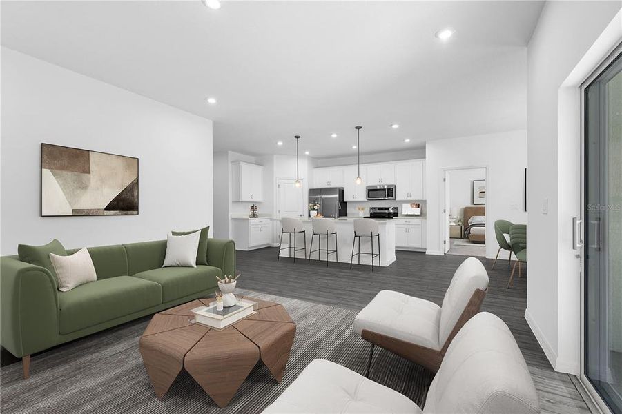 Furnished interior view inside a new home in Kentucky Square, Sanford (Image 18).