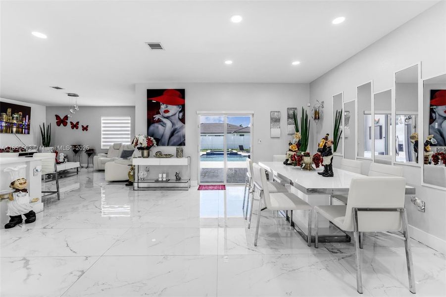 Furnished interior view inside a new home in , Homestead (Image 13). Furnished interior view inside a new home in , Homestead (Image 13).