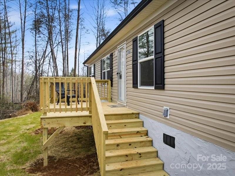 Exterior details and patio area of a home in , Morganton (Image 23).