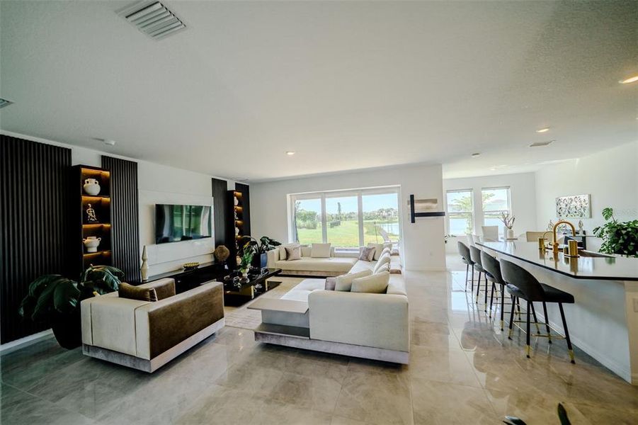 Furnished interior view inside a new home in , Sarasota (Image 28). Furnished interior view inside a new home in , Sarasota (Image 28).