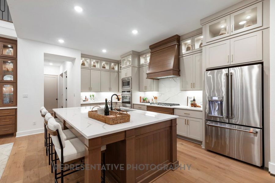 Furnished interior view inside a new home in Santa Rita Ranch: 90ft. lots, Liberty Hill (Image 7).