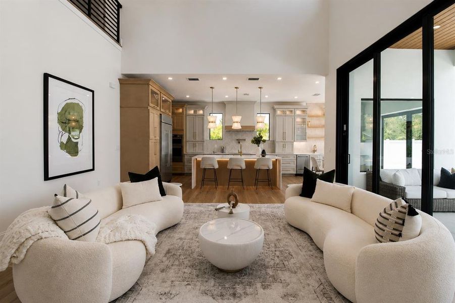 Furnished interior view inside a new home in , Sarasota (Image 19).