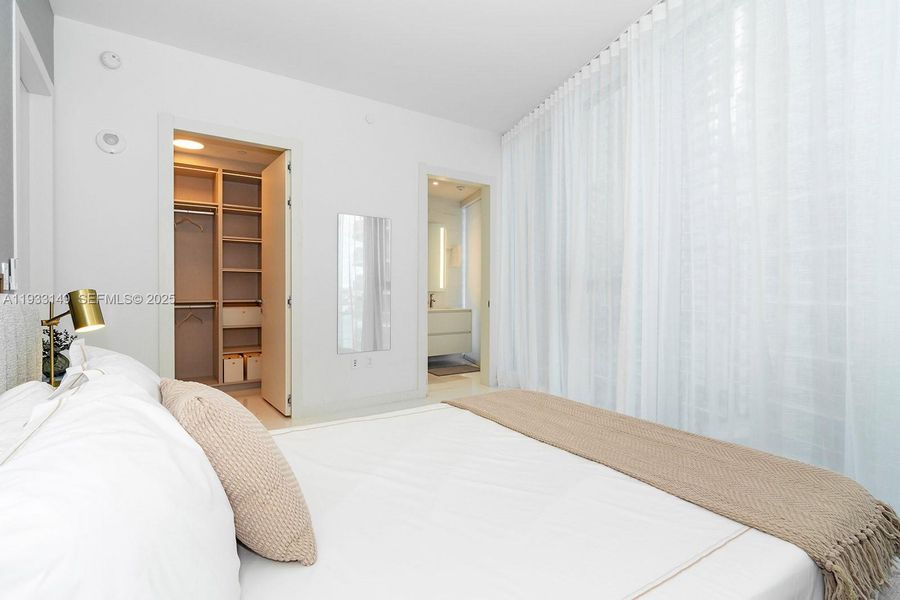 Furnished interior view inside a new home in , Miami (Image 50).