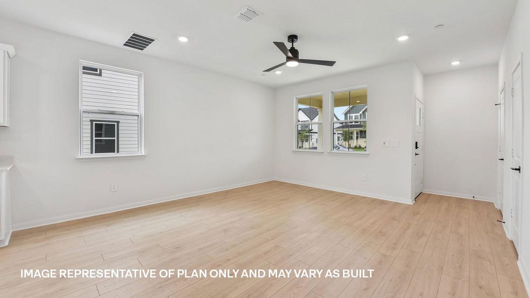 Spacious, unfurnished interior of a new home in Avery Centre, Round Rock (Image 25).
