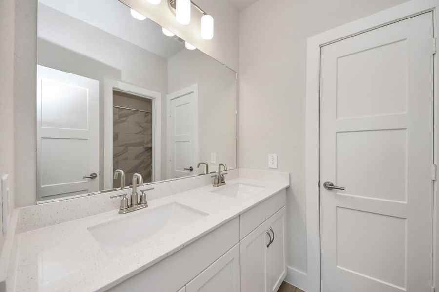 Furnished interior view inside a new home in Laurel Landing: Landmark Collection, Alvin (Image 29). Furnished interior view inside a new home in Laurel Landing: Landmark Collection, Alvin (Image 29).