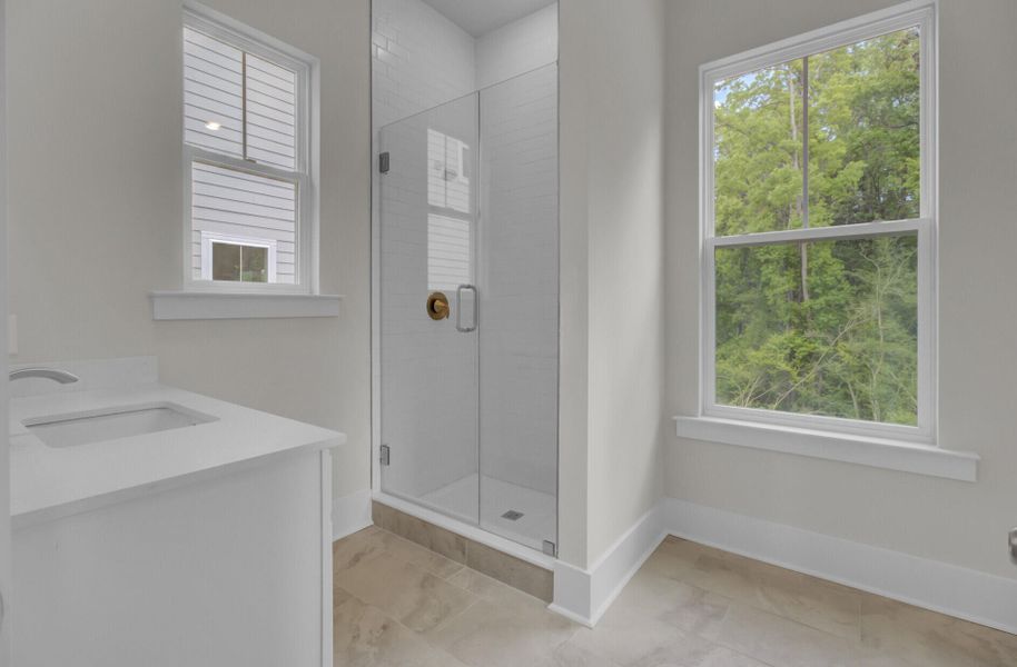 Spacious, unfurnished interior of a new home in Indigo Grove Single Family Homes, Johns Island (Image 21). Spacious, unfurnished interior of a new home in Indigo Grove Single Family Homes, Johns Island (Image 21).