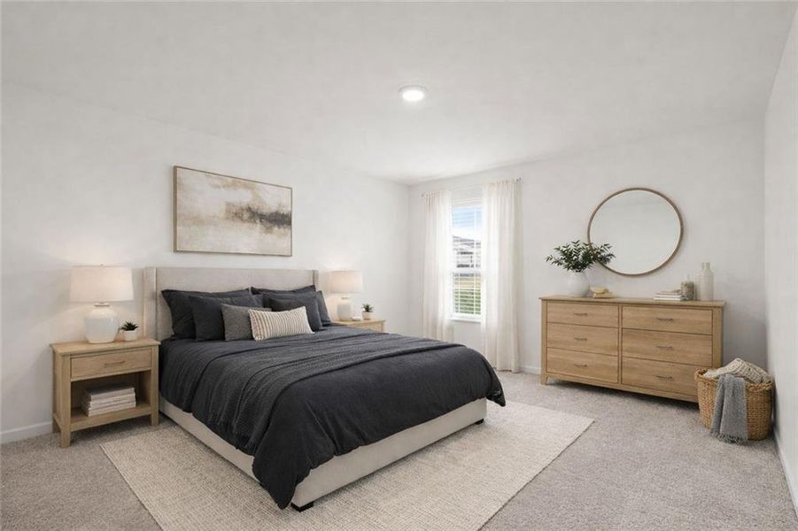 Furnished interior view inside a new home in Twin Lakes, Hoschton (Image 31).