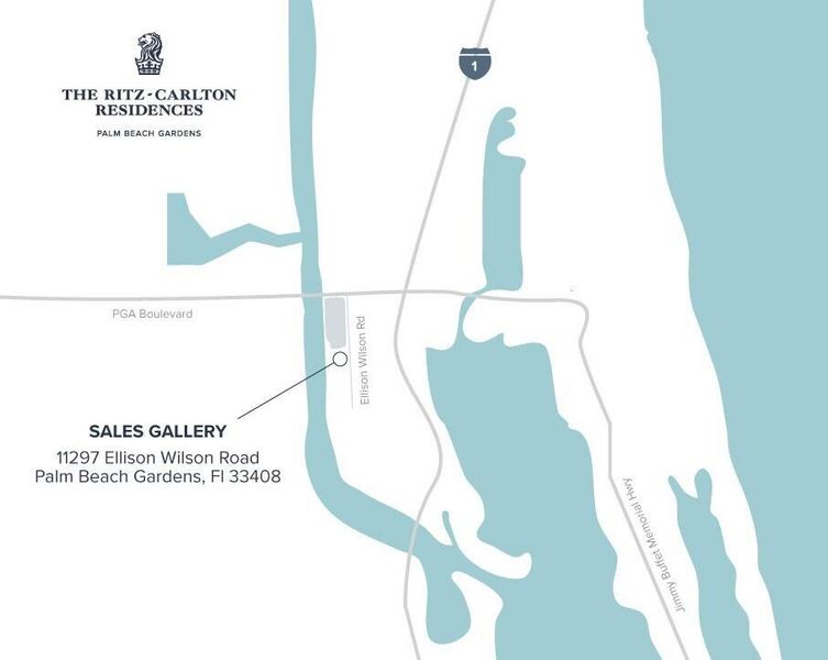 On-Site Sales Gallery Map
