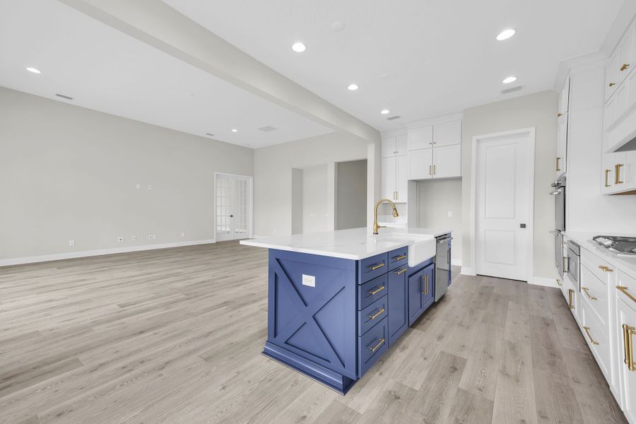 Representative furnished interior of a home built from the Avondale by Riverside Homes in Hidden Creek at SilverLeaf 80' Series, St. Augustine (Image 13).