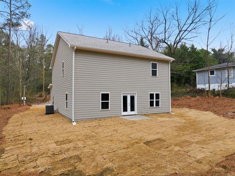 Exterior details and patio area of a home in , Hiram (Image 4). Exterior details and patio area of a home in , Hiram (Image 4).