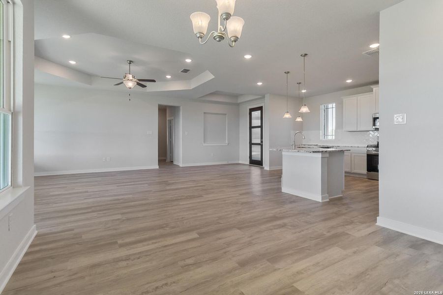 Spacious, unfurnished interior of a new home in Lonesome Dove, San Antonio (Image 18). Spacious, unfurnished interior of a new home in Lonesome Dove, San Antonio (Image 18).