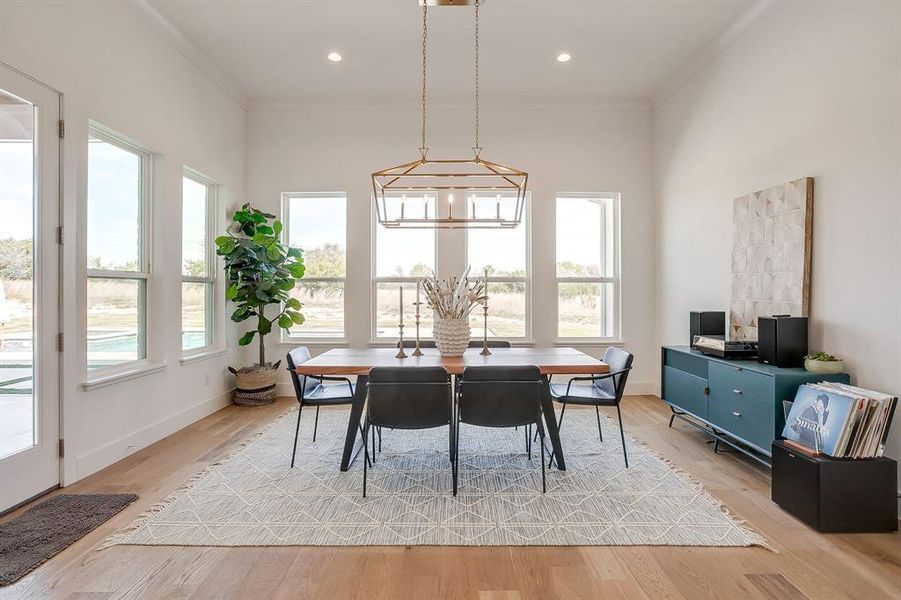 Furnished interior view inside a new home in , Aledo (Image 8).