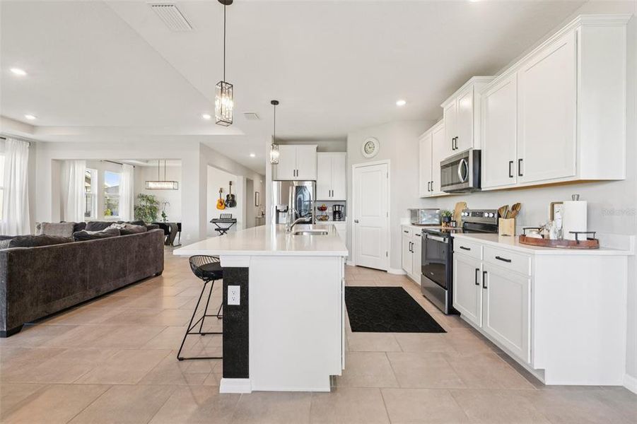 Furnished interior view inside a new home in , San Antonio (Image 44). Furnished interior view inside a new home in , San Antonio (Image 44).