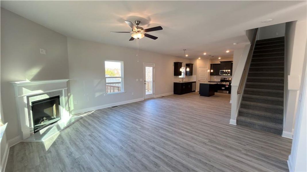 Spacious, unfurnished interior of a new home in Habersham Meadows, Demorest (Image 14).