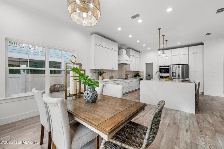 Furnished interior view inside a new home in , Jacksonville Beach (Image 60). Furnished interior view inside a new home in , Jacksonville Beach (Image 60).