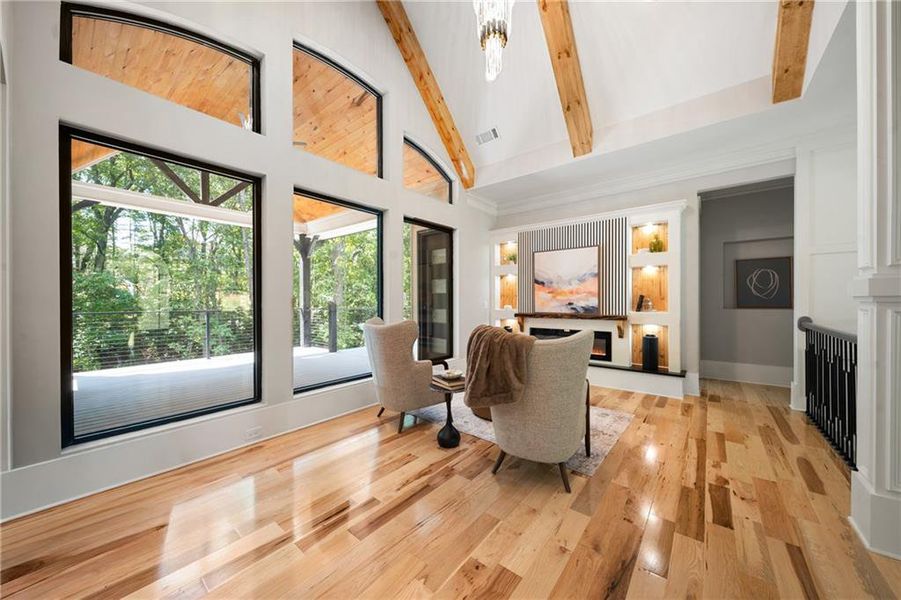 Furnished interior view inside a new home in , Dawsonville (Image 40).