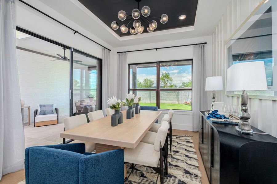 Representative furnished interior of a home built from the Fairway by Landon Homes in Fields - Brookside North, Frisco (Image 16). Representative furnished interior of a home built from the Fairway by Landon Homes in Fields - Brookside North, Frisco (Image 16).