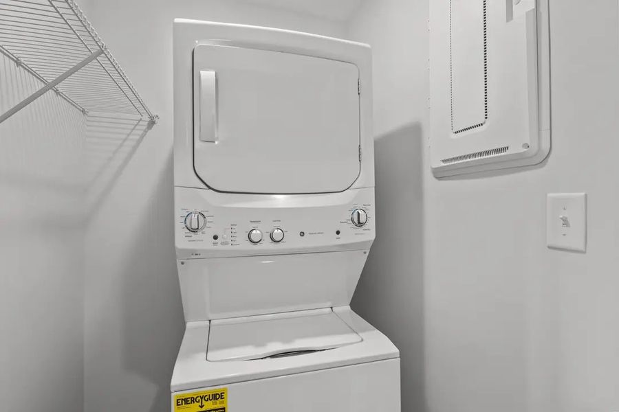 Furnished interior in a model home at The Villas in Newport (Image 6).