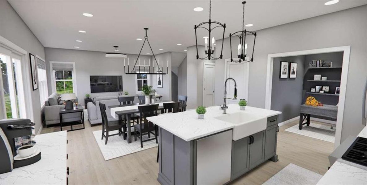 Furnished interior view inside a new home in , Carrollton (Image 22).