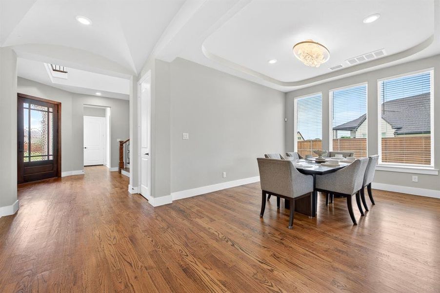 Furnished interior view inside a new home in Light Farms Graham/Reagan, Celina (Image 15).
