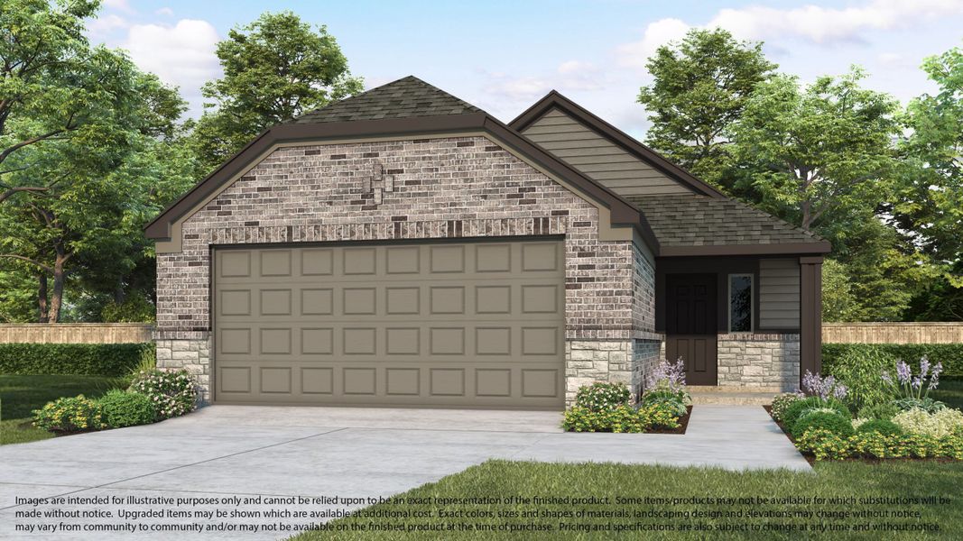 Representative exterior photo of a completed home built from the 133 by Long Lake Ltd. in Telge Ranch, Cypress, TX (Image 5). Representative exterior photo of a completed home built from the 133 by Long Lake Ltd. in Telge Ranch, Cypress, TX (Image 5).