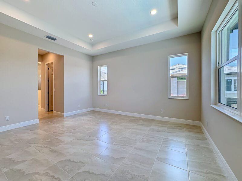 Spacious, unfurnished interior of a new home in Inspiration at Watercolor Place, Bradenton (Image 46). Spacious, unfurnished interior of a new home in Inspiration at Watercolor Place, Bradenton (Image 46).